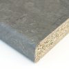 Πάγκος κουζίνας laminate σε ανθρακί απόχρωση με υφή πέτρας